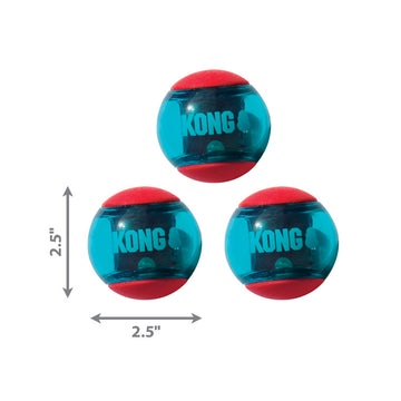 KONG Squeezz® Action Ball Red Medium KONG
